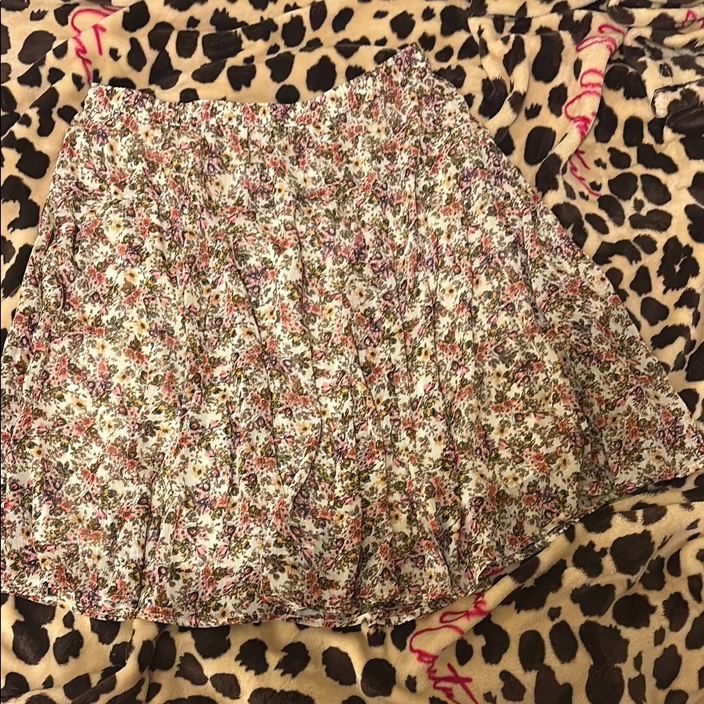 Floral Print Women's Skirt
